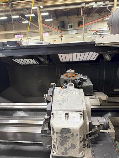 Used 2013 Mazak M5N/2000 7.1" Big Bore with 22" Chuck, Rear Chuck, Tailstock