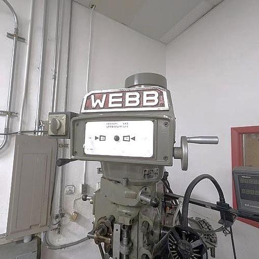 Used 1987 Webb 10"x50" Knee Mill