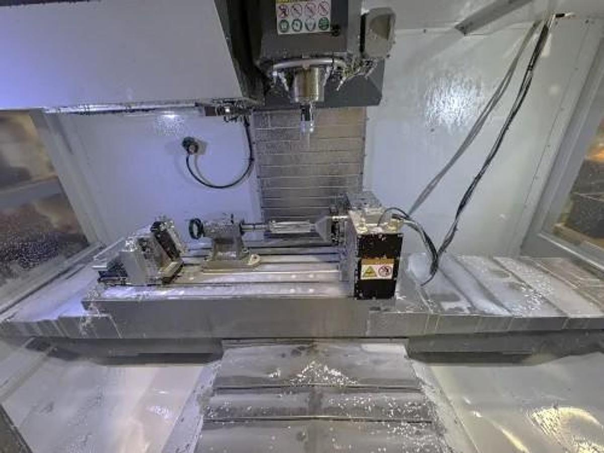 Used 2017 Haas VF4SS, 4th Axis Drive, Haas HRT210 Table, Cool. Thru Spdl., Haas Probing, 40 Pos. ATC