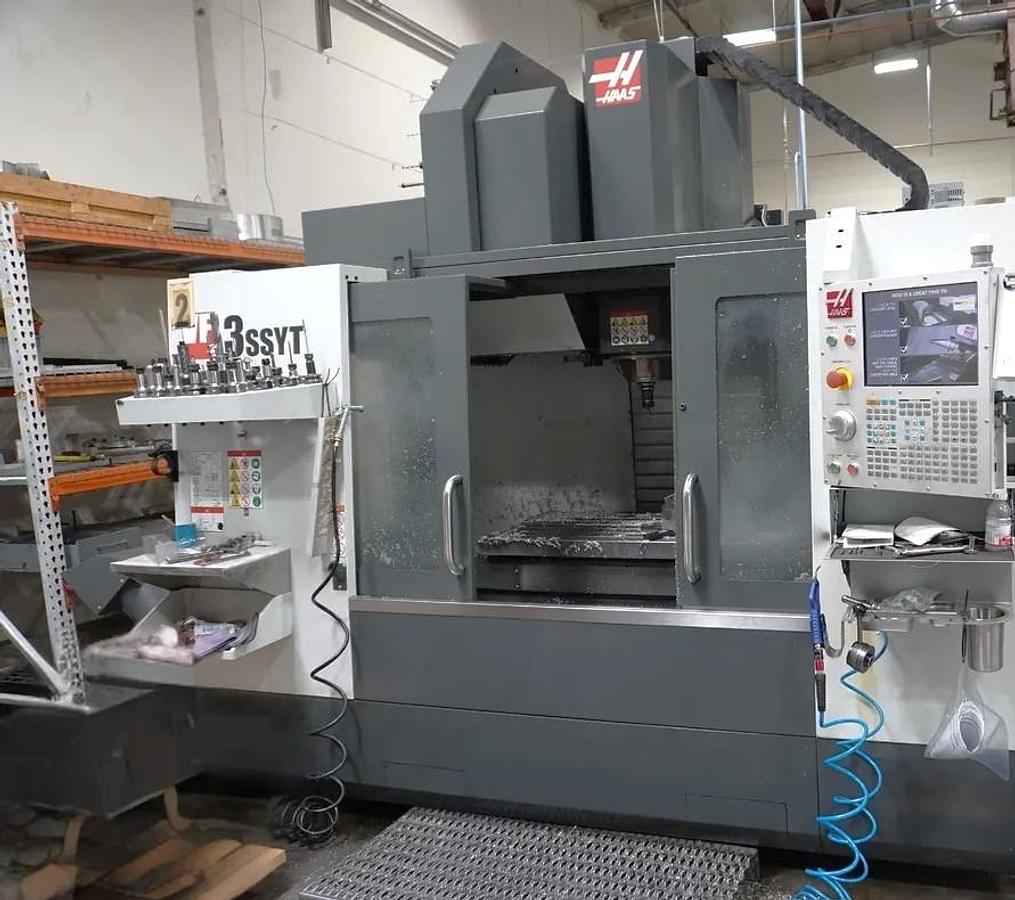 Used 2022 Haas VF3SS YT with Haas Probing, 50 Station ATC, Hi-Speed Machining, Chip Auger