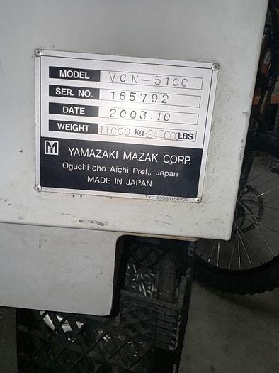 Used 2003 Mazak Nexus VCN 510C II w/2 Pallets