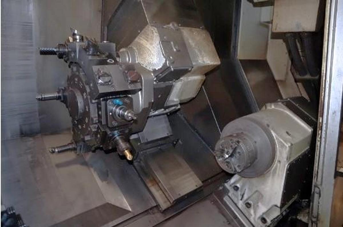 Used 2016 Okuma LB3000EXII-MYW 800 with Milling, Y Axis, Subspindle, OSP-P300LA Control