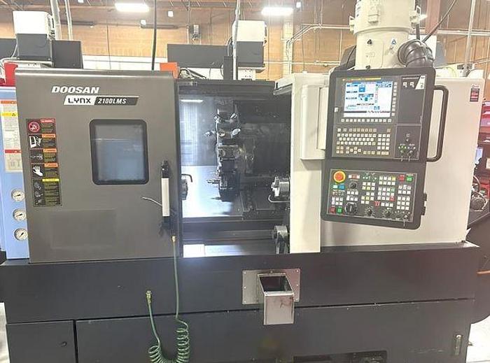 Used 2016 Doosan Lynx 2100LMSB w/ LNS Barfeed