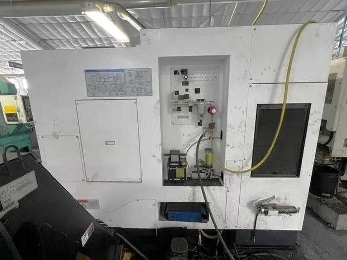 Used 2016 Mazak Nexus QTN 450-II/1000 with 7.2" Spindle Bore, 6.5" Bar Capacity, 40.2" cc, Rear Chuck Prep, Chip Conveyor, Tailstk, Tool Presetter