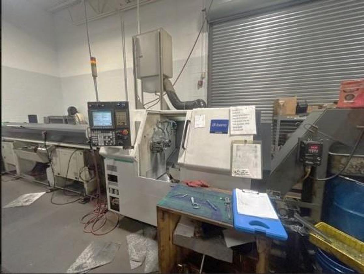 Used 2011 Miyano DNA-42 DHY, Twin Turret Design, Twin Spindles, Y Axis on Upper Turret, Milling Capability, Barfeed, Chip Conveyor