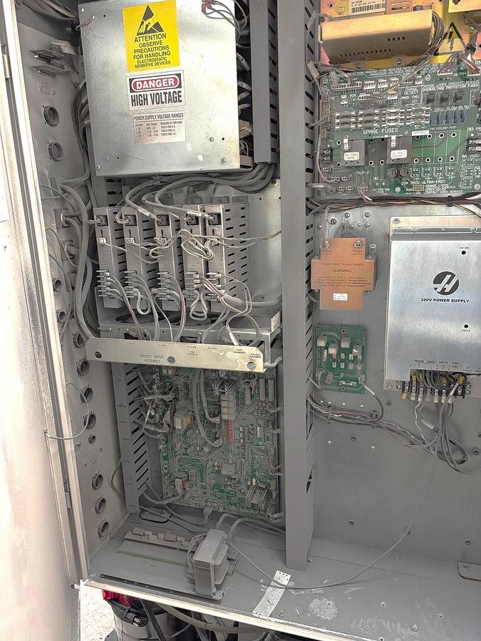 Used 2004 Haas TM-1 with Haas HA-5C Collet Indexer, 4th Axis Drive, Hand Wheels, Single or Three Phase Power, NO TOOL CHANGER or Coolant Tank