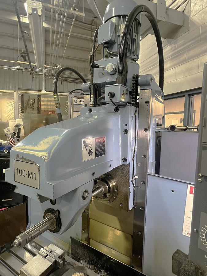 Used 2006 OKK MH-2NCP Heavy Duty CNC Horizontal Mill with Fanuc 20i-FB Control, Outboard Support, Arbor Tool, Remote Jog Handle