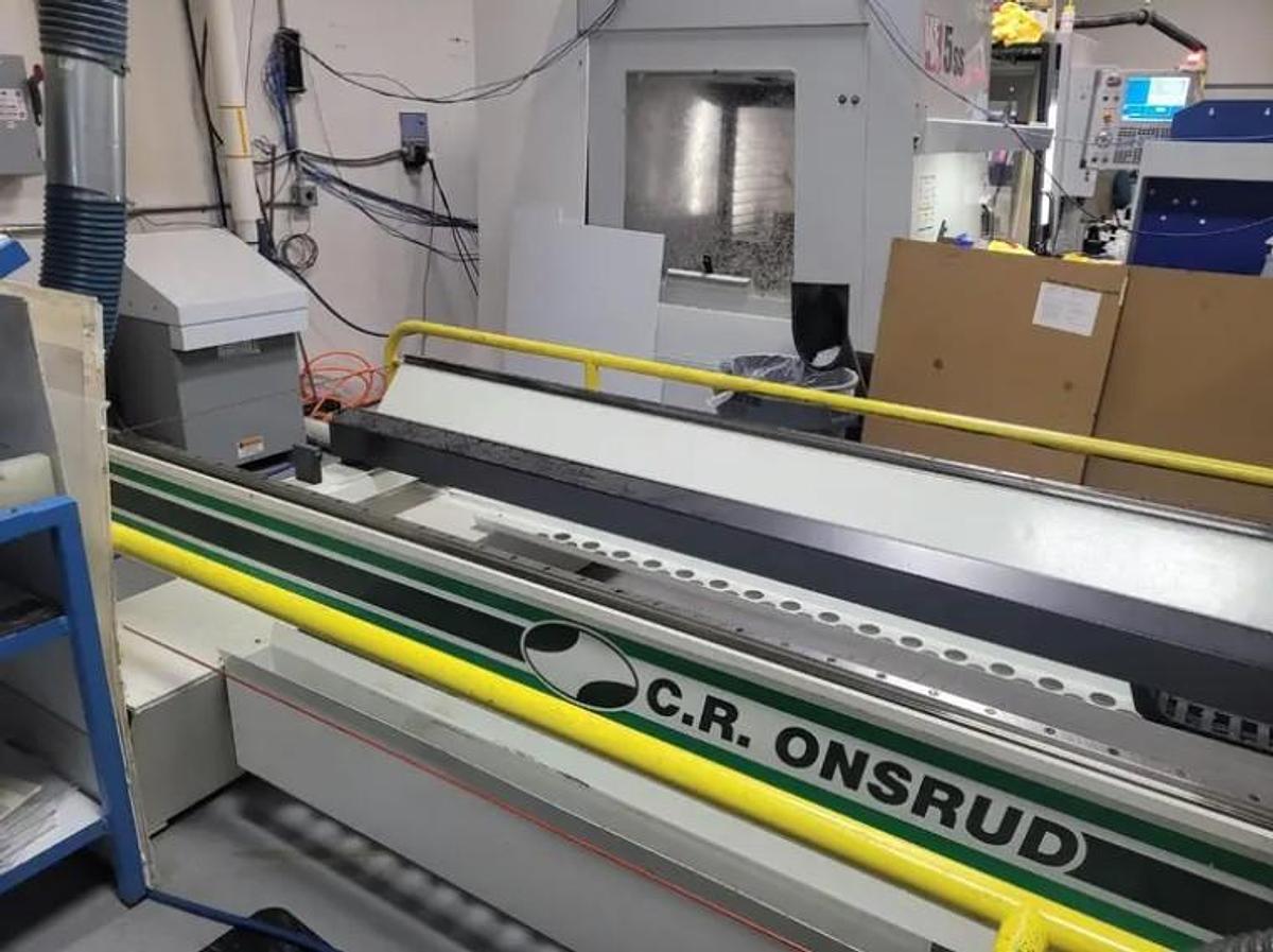 Used 2013 C.R. Onsrud Model 122S18 CNC Router with 120" x 60" Table, 24,000 RPM, 18 HP, HSK63F Taper, 12 Station ATC, Very Clean!
