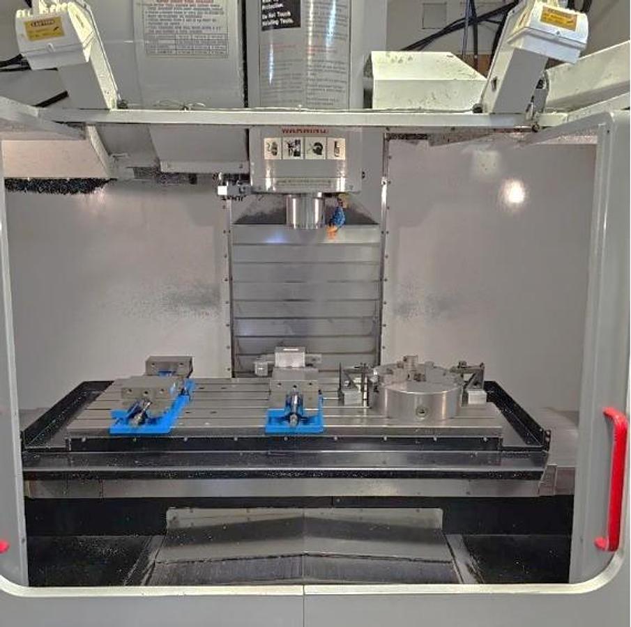 Used 2004 Haas VF4SS with Haas HRT-A6 4th Axis Rotary Table, Coolant Thru Spindle, PCool, Auger and more 