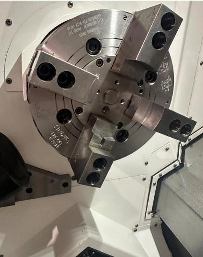 Used 2015 Mazak Quick Turn Universal 250, 8" Hyd Chuck, 2" Bar Capacity, Chip Conveyor, Tool Eye, Tailstock, Hi Pressure Coolant