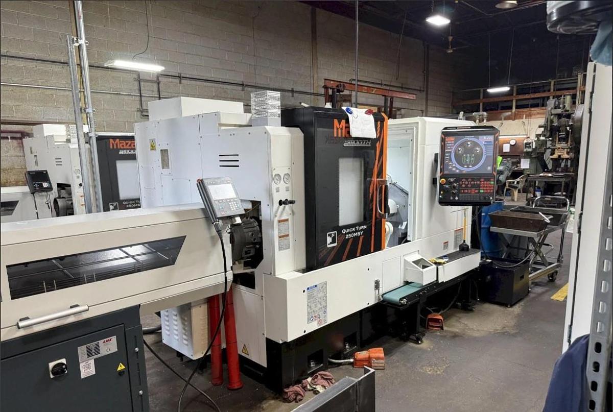 Used 2023 Mazak Quick Turn 250MSY with Milling, Subspindle, Y Axis, Barfeed, High Pressure Coolant, Collet Chucks