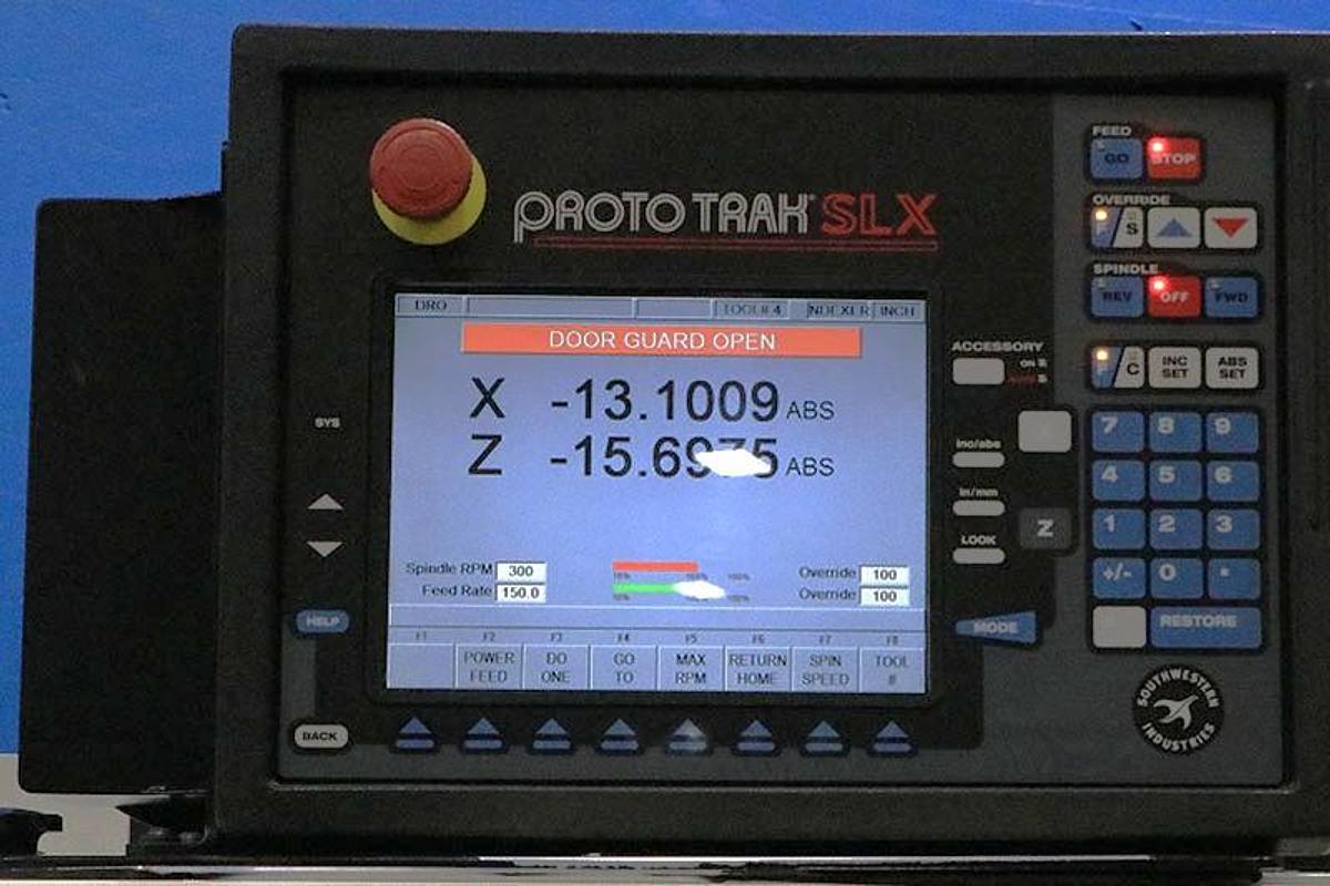 Used 2006 Southwestern Industries TRL 1840SX with Tailstock, 4 Pos. Indexable Turret, 10" Chuck, Geared, SLX Cntrl., Traking, Handwheels