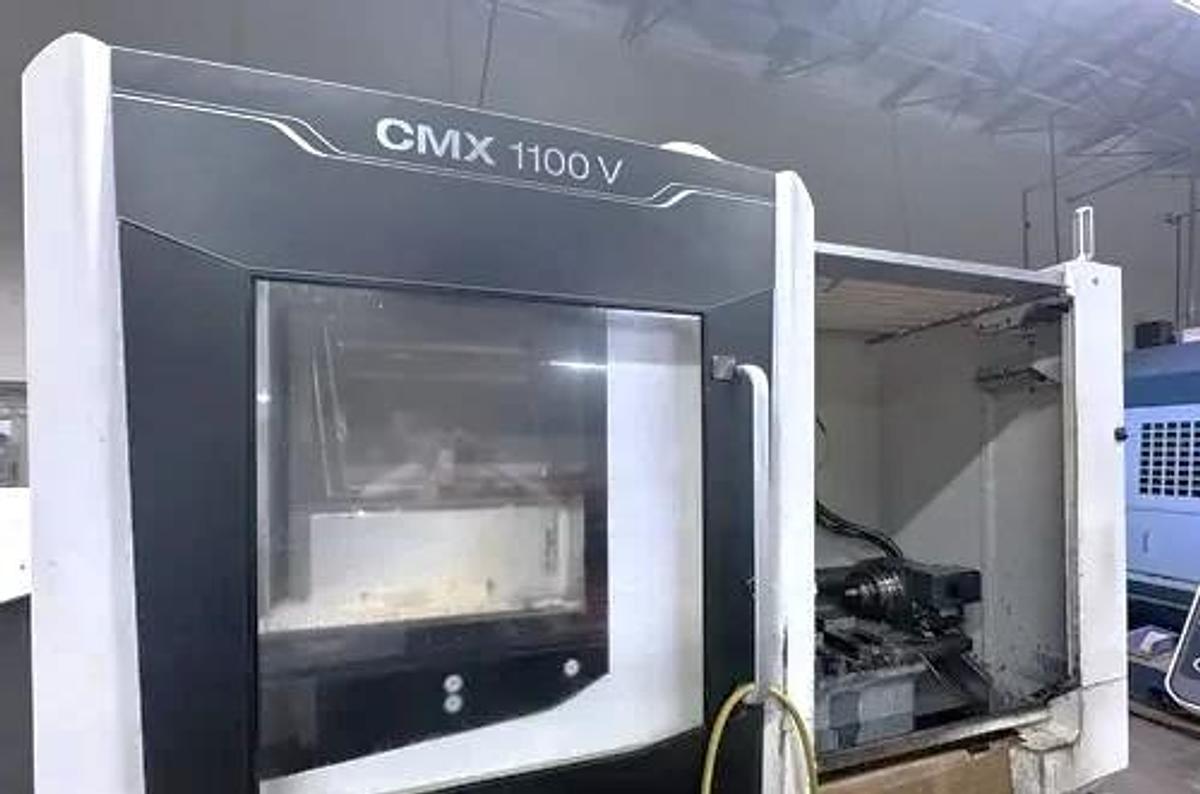 Used 2017 DMG Mori CMX 1100V  with 4th Axis Rotary Table, 12,000 RPM, Chip Conveyor, 30 Station Side Mount ATC