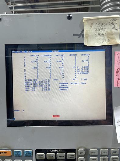 Used 2003 Haas VF2D w/ 15,000 rpm spindle, pcool, chip auger
