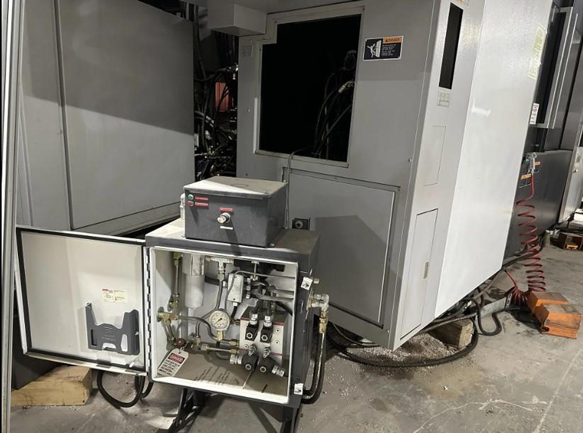 Used 2007 Mori Seiki NT-4300/1500S w/ B Axis Pend. Head, C Axis-Both Spndls., Milling, Y Axis, 240 ATC, (2) 12" Chks, 3.5" Bar Cap