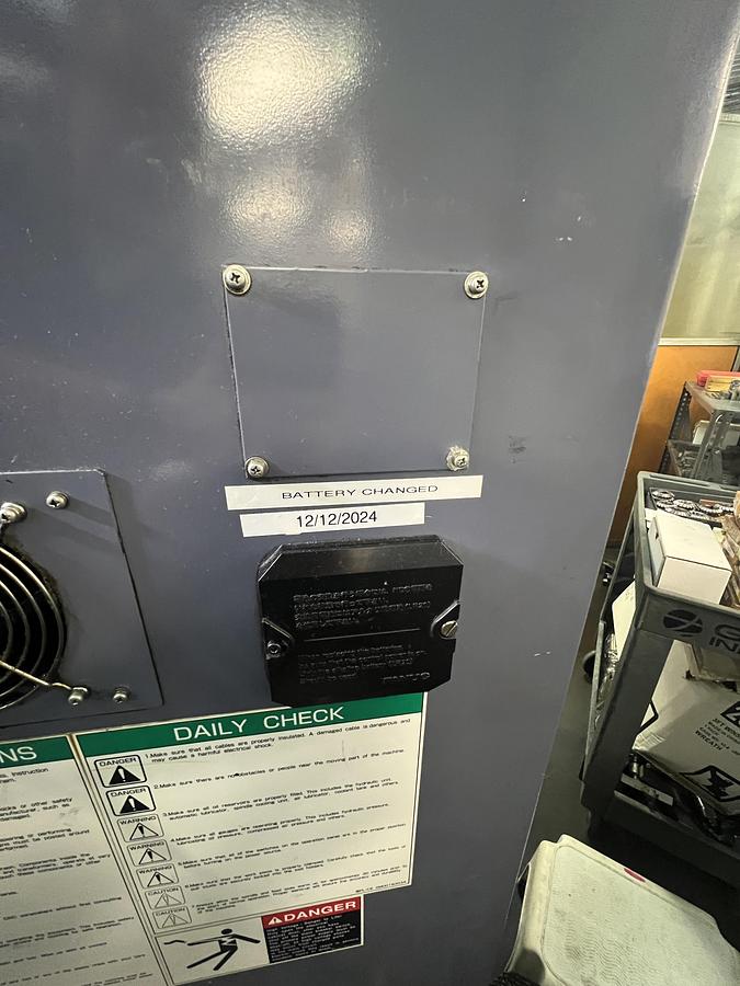 Used 2006 OKK MH-2NCP Heavy Duty CNC Horizontal Mill with Fanuc 20i-FB Control, Outboard Support, Arbor Tool, Remote Jog Handle