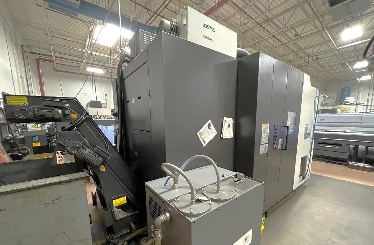 Used 2018 Okuma MB-4000H with Full 4th Axis Rotary Tbl., Tool Probing, High Press. Coolant Thru Spindle, Chip Conveyor, 64 Pos. ATC