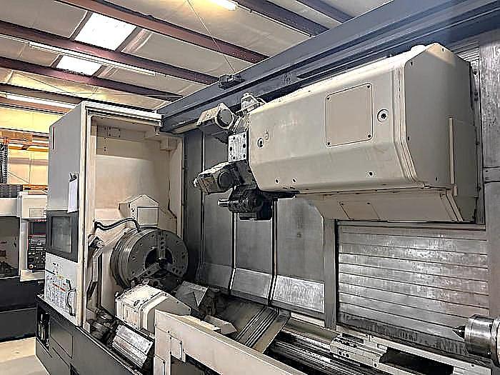 Used 2007 Mazak Cybertech Turn 4500MT/3000 with 10.5" Big Bore