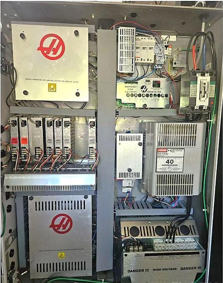 Used 2012 Haas VF4SS with Haas TR-160Y Trunnion Style 4th/5th Axis Table, Probing, 40 ATC, Conveyor