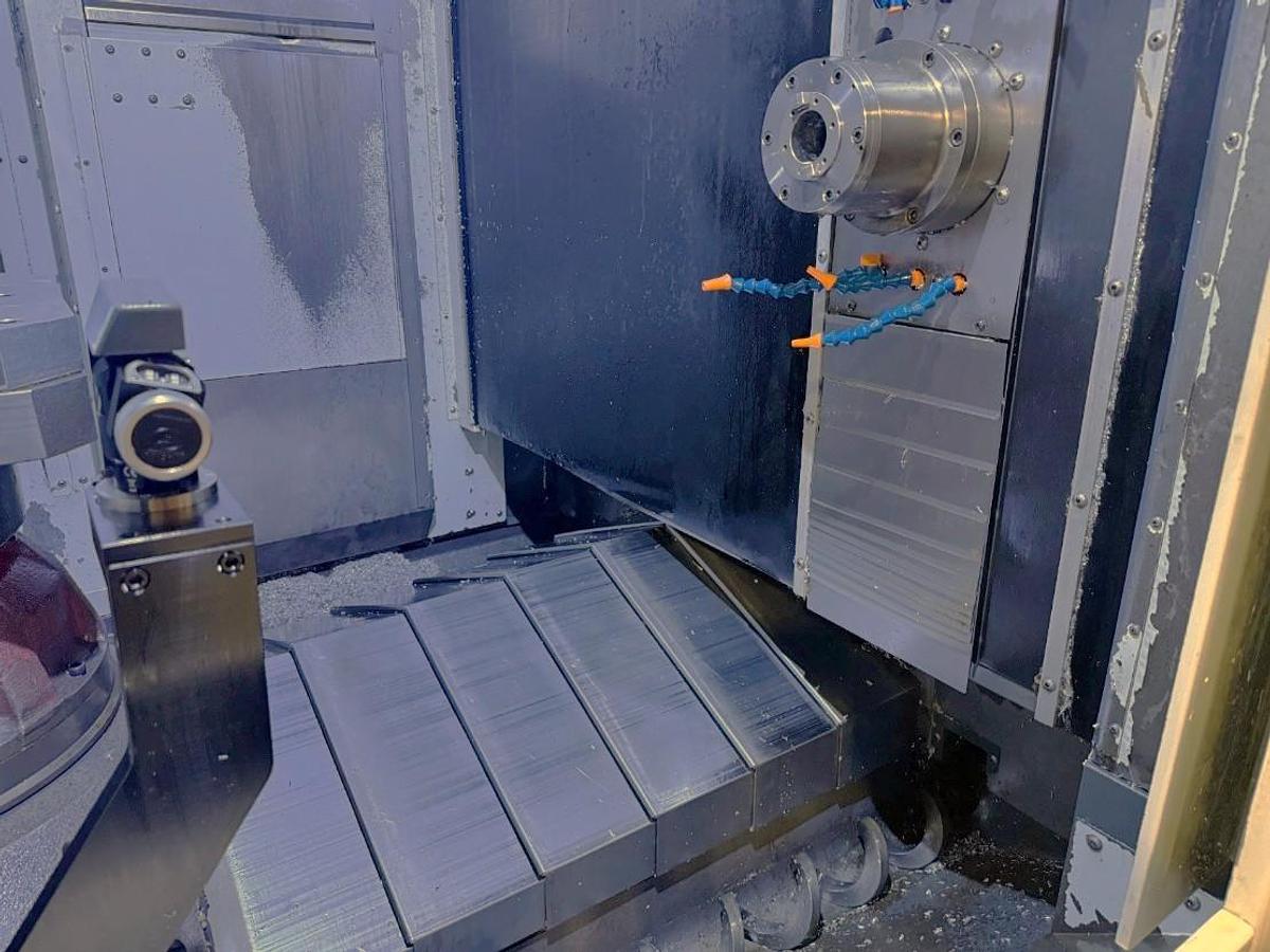 Used 2011 Haas EC-500, 40 Pos. ATC, 1000 PSI Coolant Thru Spindle, Haas Probing, 1 Degree Pallet Indexing, 2 Pallet Changer