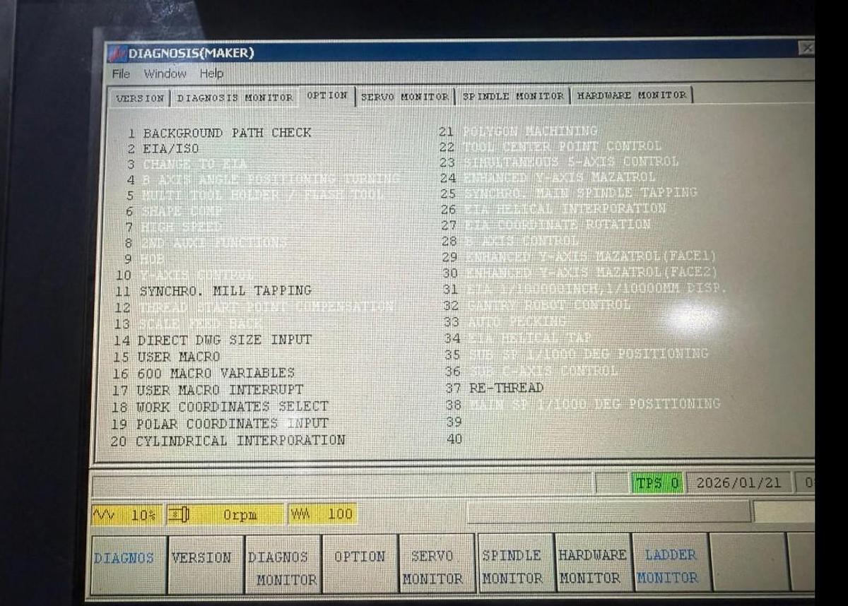 Used 2005 Mazak Nexus QTN 350M/1200 with Full C Axis Milling, Chip Conveyor, 48" cc, 4" Bar Capacity, 15" Chuck, Tailstock