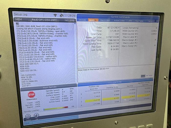 Used 2019 Haas VF4SS