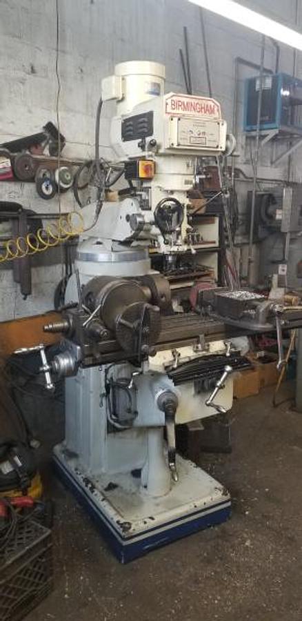 Used 2004 Birmingham BPV-3949  9"x49" Travel Knee Mill