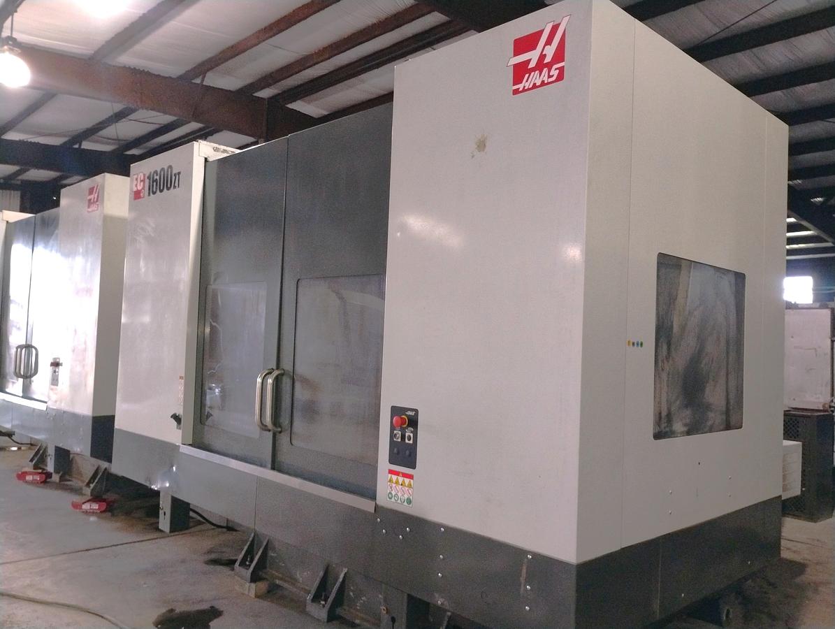 Used 2019 Haas EC-1600ZT with Extended Z Axis Travel, 7500 RPM, Integrated 4th Axis Platter, TSC, Renishaw Probing, 30 ATC