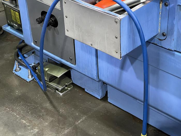 Used 2003 Mazak SQT100MS Mazatrol Fusion 640T with Milling/Drilling Capability, Subspindle, Spego Bobcat Barfeeder, Parts Catcher