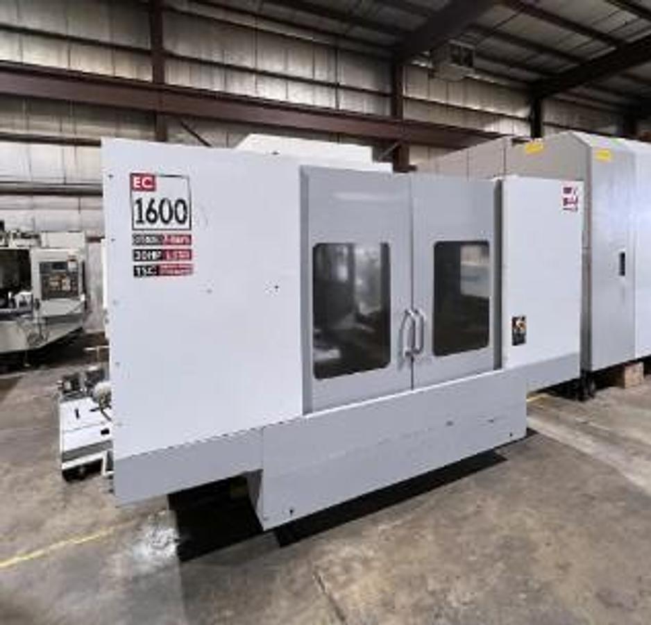 Used 2010 Haas EC-1600ZT w/ Built In 30" Table, Extended Z Axis, HP CTS, Probing, 30 ATC, 7,500 RPM