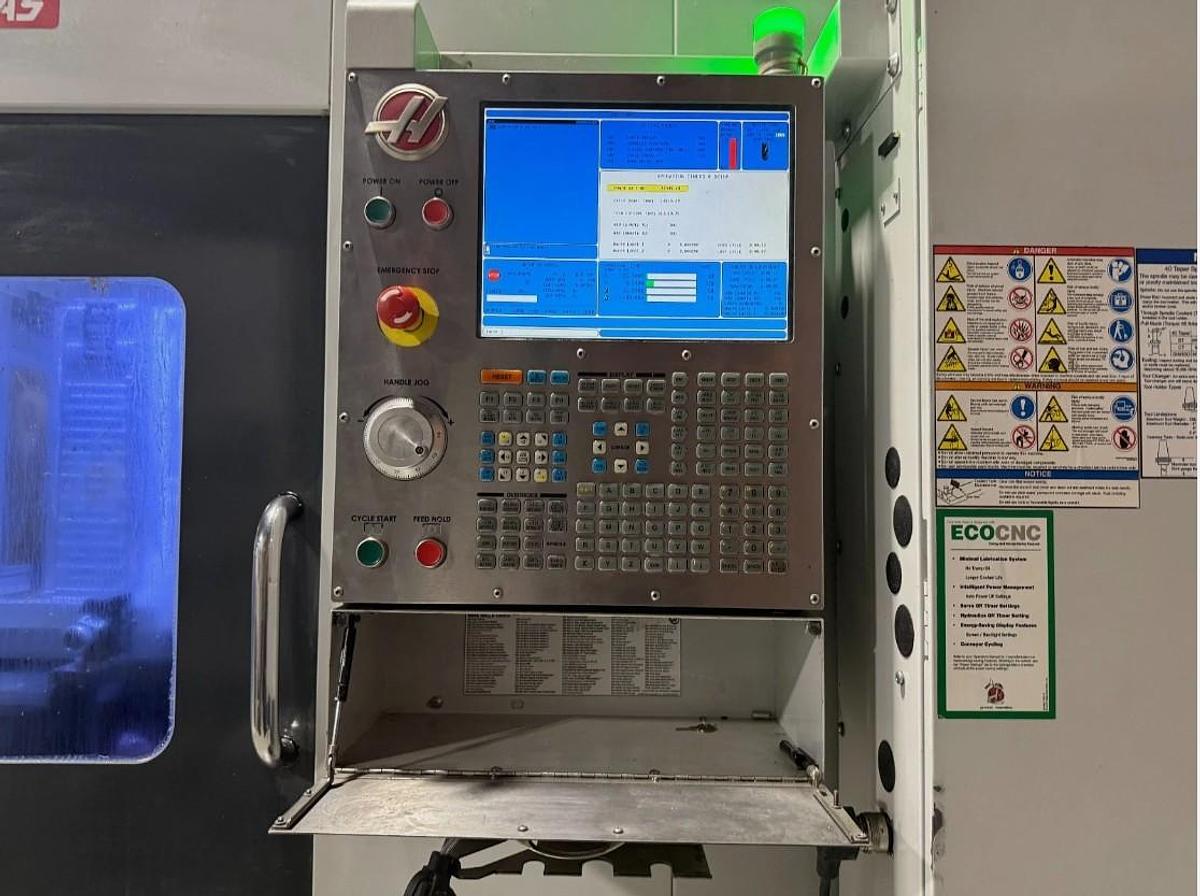 Used 2011 Haas EC-500, 40 Pos. ATC, 1000 PSI Coolant Thru Spindle, Haas Probing, 1 Degree Pallet Indexing, 2 Pallet Changer