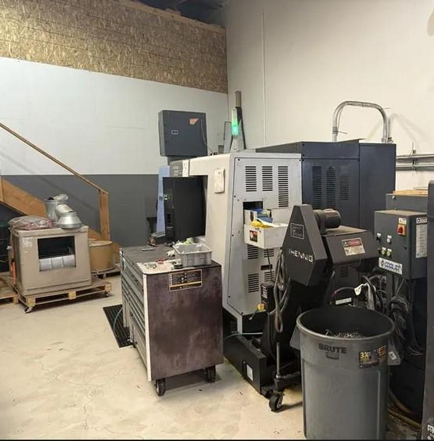 Used 2016 Doosan Puma TT1800SY with Twin Spindle/Twin Turret, Y Axis Mill Turn Lathe, ATS MD-565 Barfeed, Chip Conv., Parts Catcher