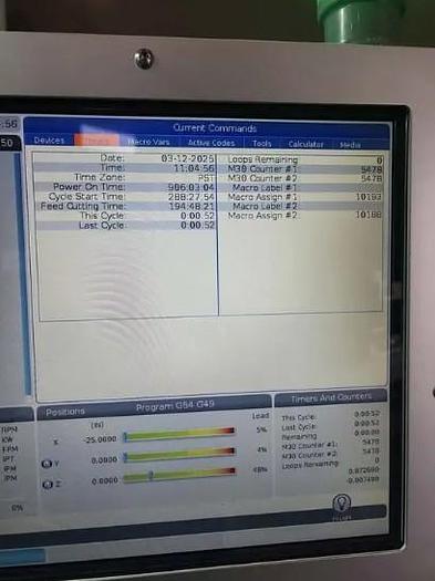 Used 2020 Haas VF-4SS