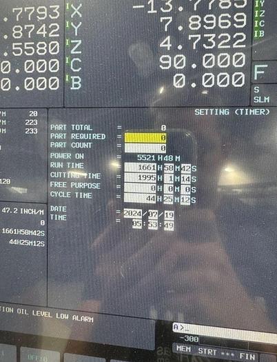 Used 2022 DN Solutions DVF 5000 5 Axis Trunnion VMC