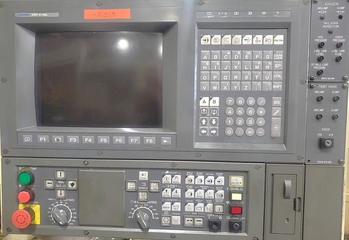 Used 2005 Okuma LH-55N/3000 with 12.99" Spindle Bore, Dual 24" Chucks, Chip Conveyor, Tailstock, Dual Turret Design