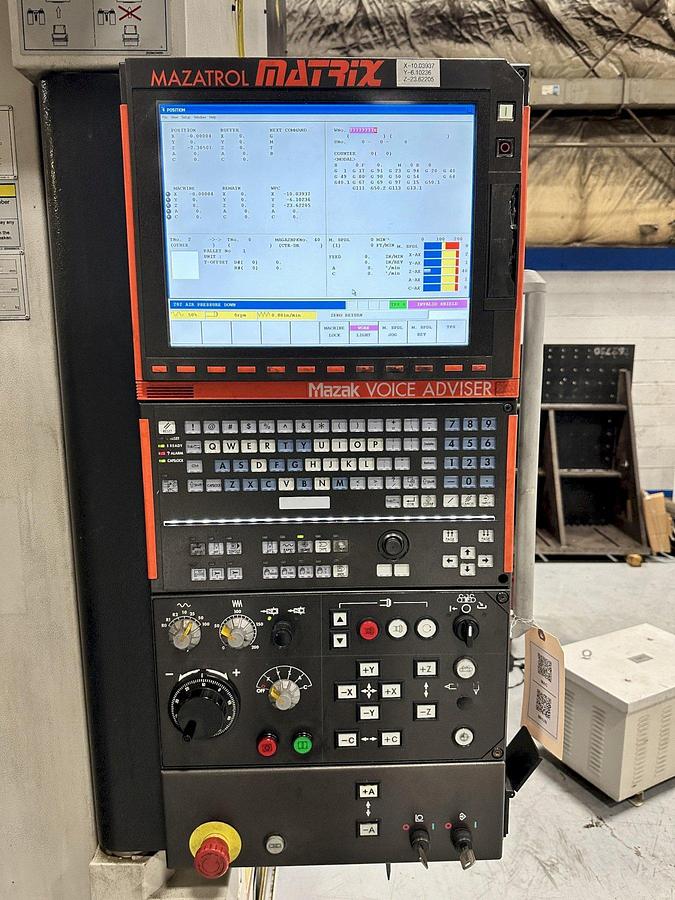 Used 2007 Mazak Variaxis 500-5X II with Pallet Changer, Coolant Thru Spindle, Tool Probing, Prepped for Part Probing, 40 ATC