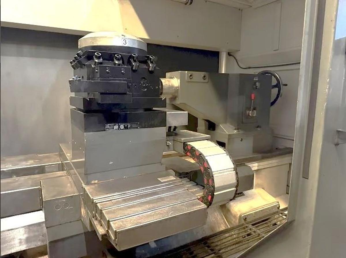Used 2013 Geminis GT5 G2 with 48" sw, 33.5" Turn Diam, 78" cc, 4 Tool Hyd. Turret, Removable Y Axis Milling, C Axis Positioning, Tailstock, Fanuc 31i-Model B