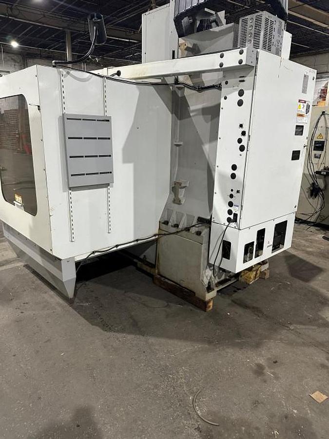 Used 2008 Haas VF-3B with Haas Probing, Chip Auger, 24 Station Side Mounted ATC, Remote Jog Handle, Programmable Coolant Nozzle