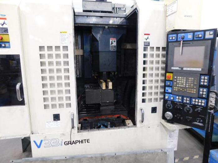 Used 2008 Makino V33i Graphite 3+2 Type 5 Axis Mill