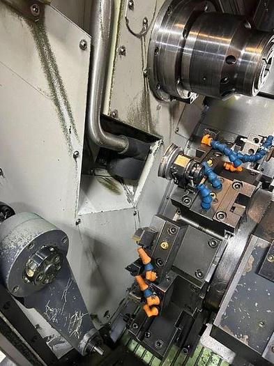 Used 2010 Doosan Puma TT1800SY Twin Spindle/Twin Turret 8 Axis Turn/Mill Lathe