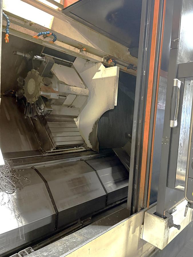 Used 2010 Mazak Nexus QTN 450-IIMY/3000 with 7.28" Bore, 19" Air Chuck Package, Rear Chuck Mount, Hydr. Steady Rest