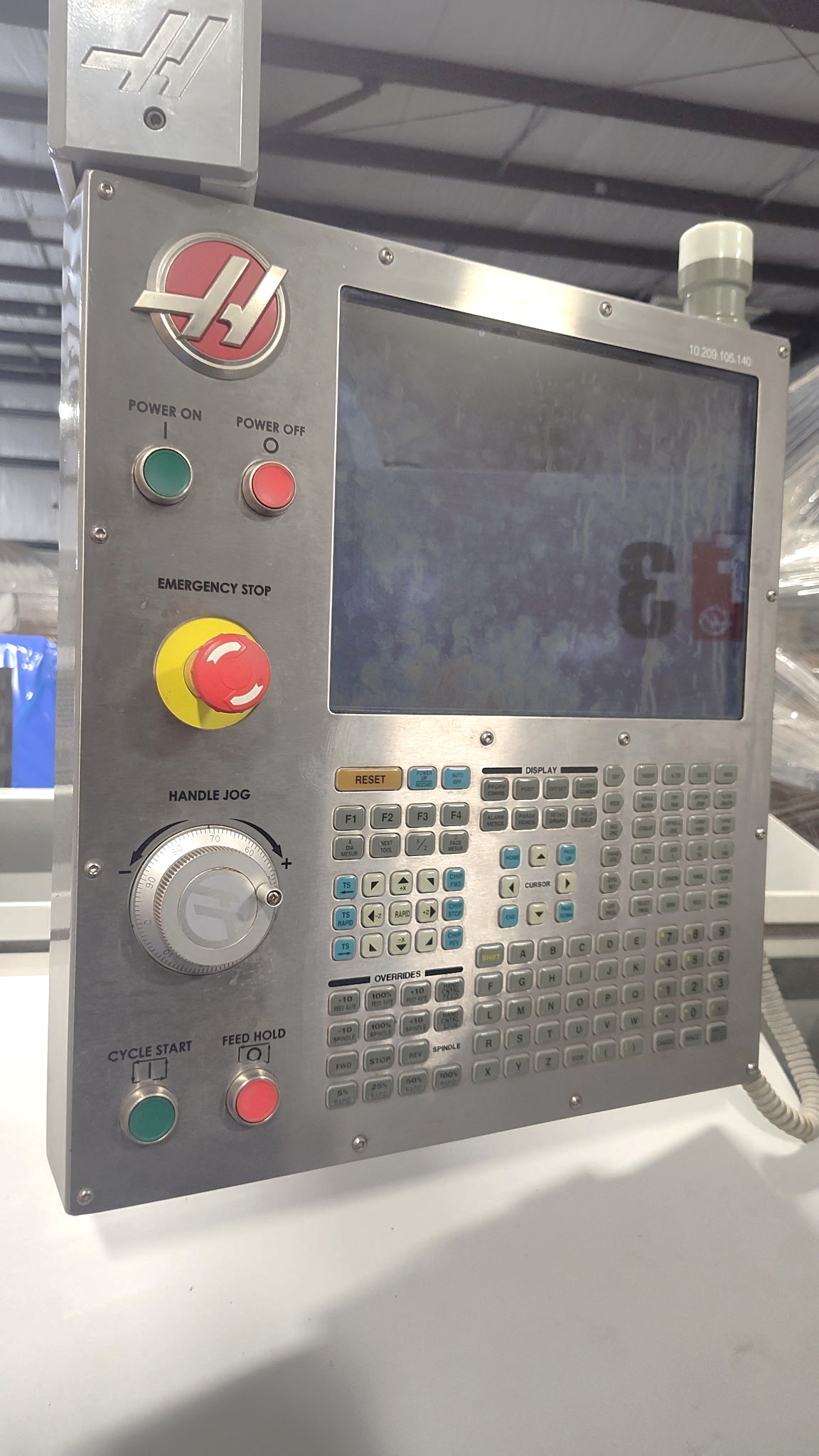 Used 2010 Haas TL-2 with 3" Bore, Steady Rest, Full Enclosure, Tailstock, Tool Post, 10" Chuck, Only 177 Feed Cut Hours