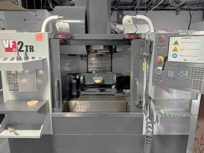 Used 2013 Haas VF2TR with 30k RPM Spindle and TR160 Trunnion Table
