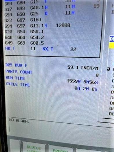 Used 2020 Doosan NHP 4000 with 6 Pallet Changer