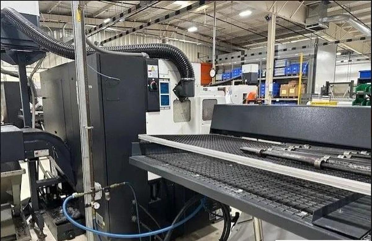 Used 2006 Mazak Nexus QTN 100-II M with Full C Axis Milling, Chip Conveyor, LNS Short Barfeed, Parts Catcher, Tailstock, Tool Eye