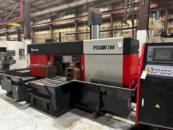 Used 2012 Amada PCSAW700 CNC Dual Column Horizontal Bandsaw