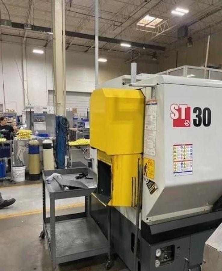 Used 2013 Haas ST-30 with Haas Barfeed, Tailstock, Tool Presetter, Chip Conveyor, High Pressure Coolant