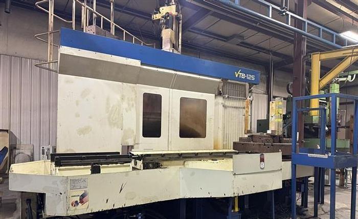 Used 2000 Hankook VTB-125C with Pallet Changer and Live Tooling