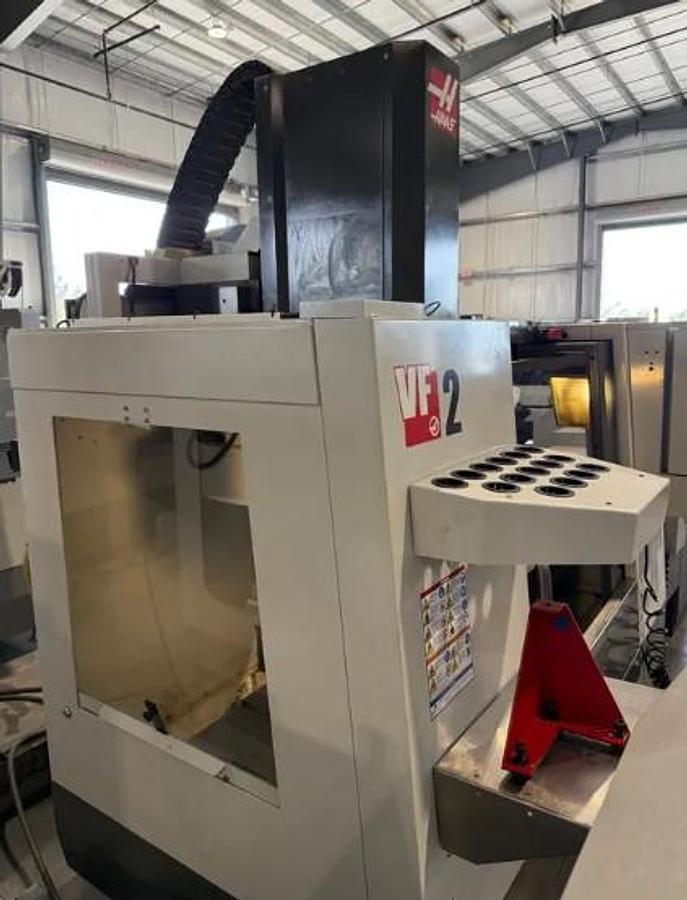 Used 2012 Haas VF2 with 4th Axis Drive/Wiring, Visual Quick Code, Rigid Tapping, USB Port, Low Hours, 20 Pos. Tool Carousel