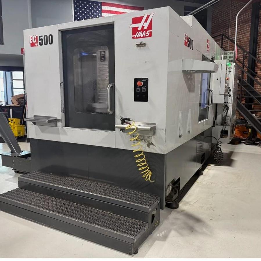 Used 2011 Haas EC-500, 40 Pos. ATC, 1000 PSI Coolant Thru Spindle, Haas Probing, 1 Degree Pallet Indexing, 2 Pallet Changer